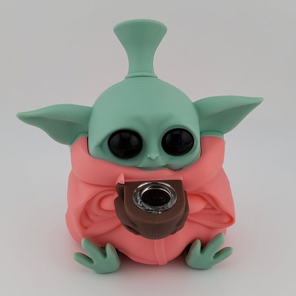 Baby Yoda Silicone Bubbler