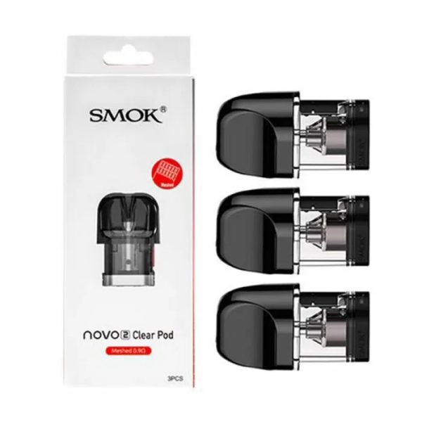 SMOK NOVO 2 CLEAR POD 3PK